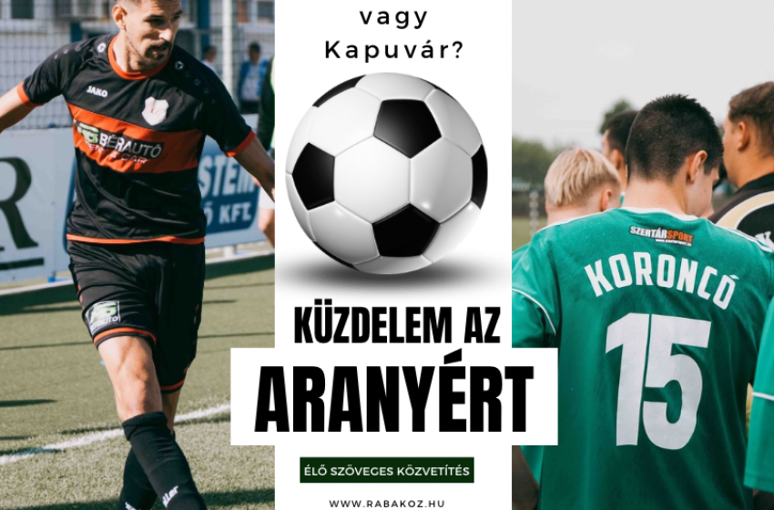 Élő eredménykövetés: eldől ki lesz a vármegyei I. osztály bajnoka